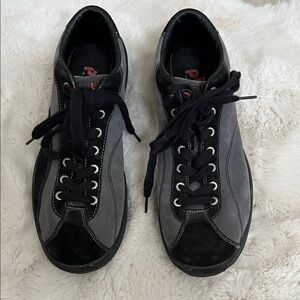 Men's Black and Gray Monaco Driving Shoes